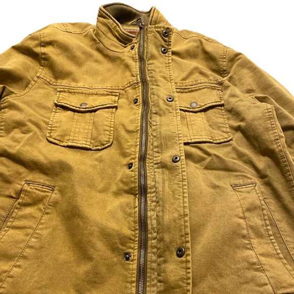 Levi’s Demin Jacket, Khaki color, XL, gently used, no marks, $100 - Picture 4 of 7